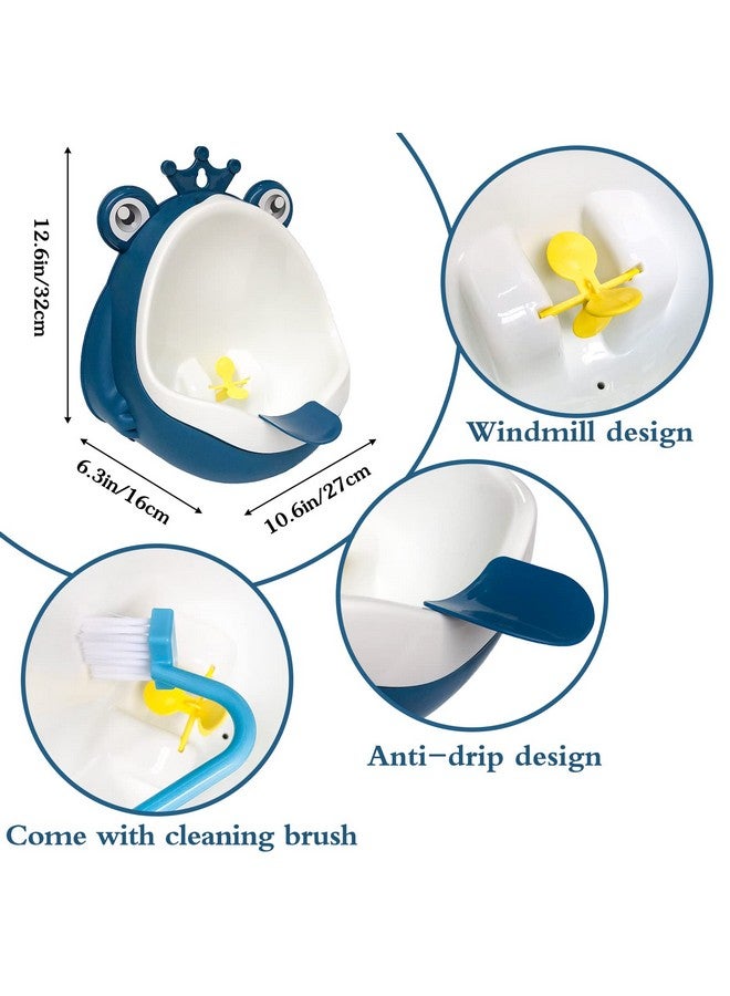 Frog Pee Training Toddler Urinal For Boys Standing Potty Training Urinal Wall Mounted Toddler Toilet With Funny Aiming Target For Boy