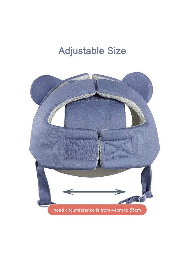 Baby Infant Toddler Helmet Safety Headguard Head Protective Cushion Children Adjustable Safety Helmet Hat Harnesses Cap Kid Child Crawl Walk Playing (Grey)