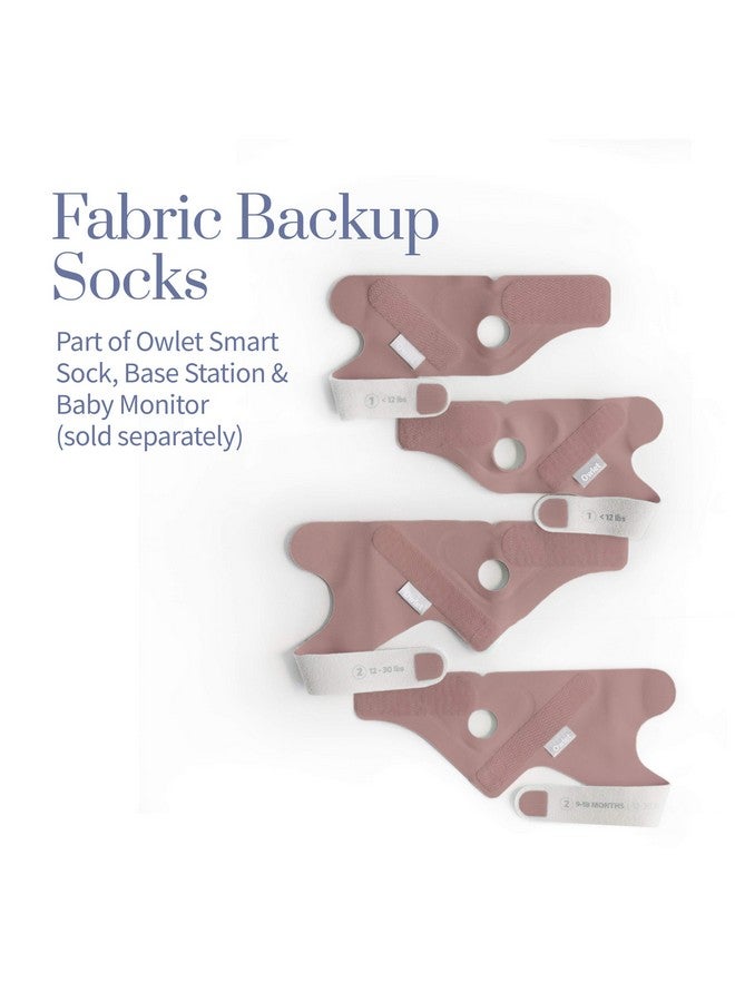 Accessory Fabric Sock For Dream Sock Baby Monitor Fits Babies 0 To 18 Months Dusty Rose (Sensor And Base Station Not Included)