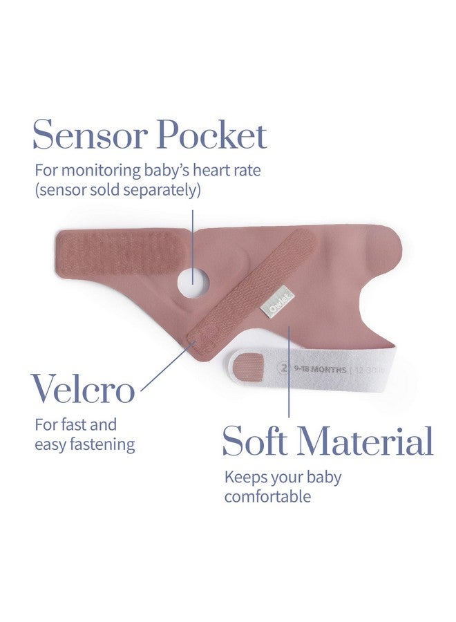Accessory Fabric Sock For Dream Sock Baby Monitor Fits Babies 0 To 18 Months Dusty Rose (Sensor And Base Station Not Included)