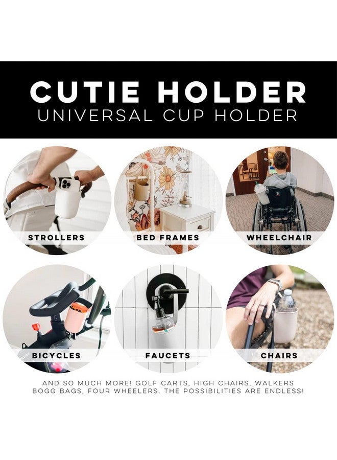Cutie Holder Universal Stroller Cup Holder (Black)