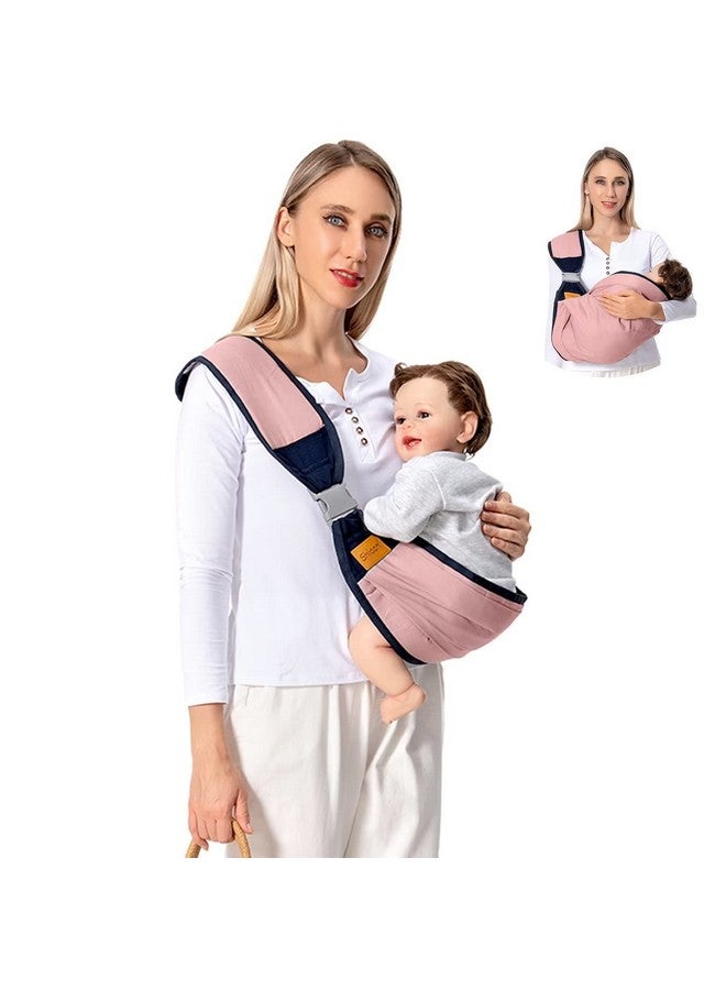 Baby Sling Carrier One Shoulder Carrier For Toddler Lightweight Baby Carrier Sling Newborn To Toddler Baby Hip Carrier For Toddler Carrier Sling For Infant Carrying 7 45 Lbs Pink