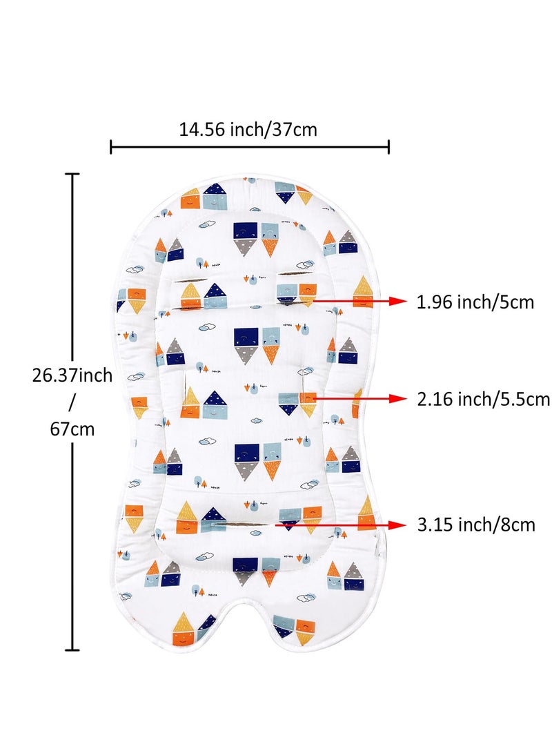 Reversible Toddler Car Seat Insert Soft Cushion for Ultimate Comfort in Car Seats and Strollers for Boys and Girls