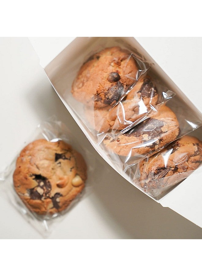 Cookie Bags For Gift Giving Self Sealing Cellophane Bags 5X5 Inches Clear Resealable Cellophane Bags Self Adhesive Individual Cookie Bags For Packaging 200Pieces