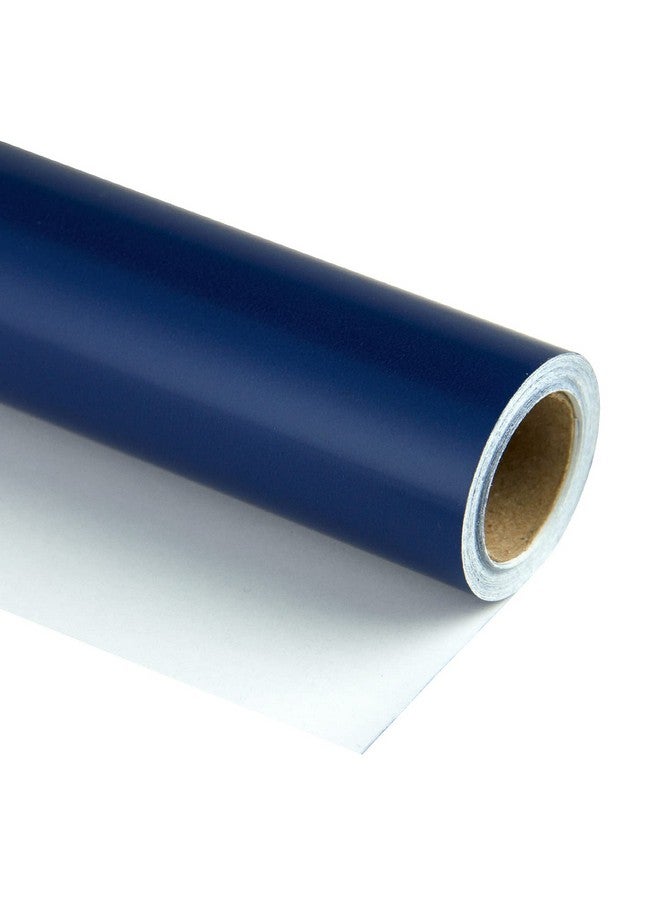 Navy Wrapping Paper Solid Color For Wedding Birthday Shower Congrats And Holiday 30 Inches X 32.8 Feet