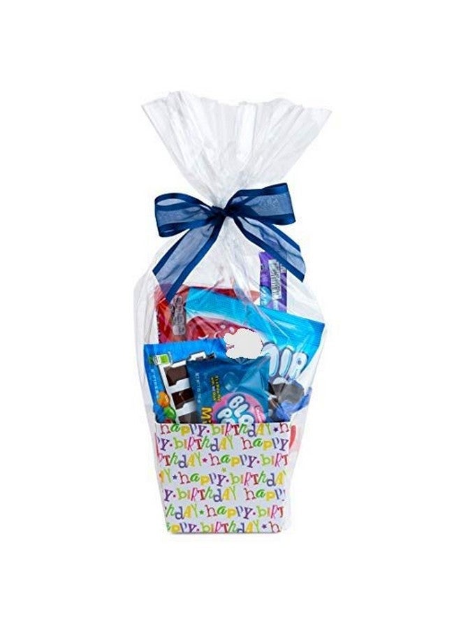 Clear Basket Bags 16” X 24” Cellophane Gift Bags For Small Baskets And Gifts 1.2 Mil Thick (10 Bags)