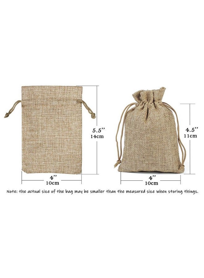 30 Pack Burlap Bags With Drawstring Gift Bags Jewelry Pouches Sacks For Wedding Party And Diy Craft 5.5 X 4 Inches Presents Festivals