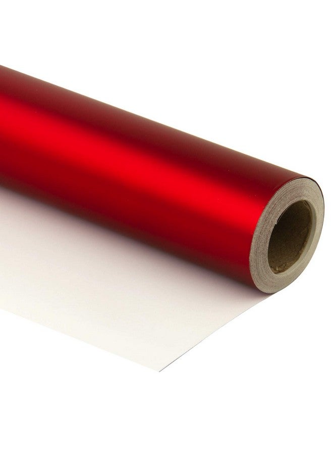 Wrapping Paper Roll 81.5 Sq Ft Matte Red For Wedding Birthday Shower Congrats And Holiday 30 Inches X 32.8 Feet