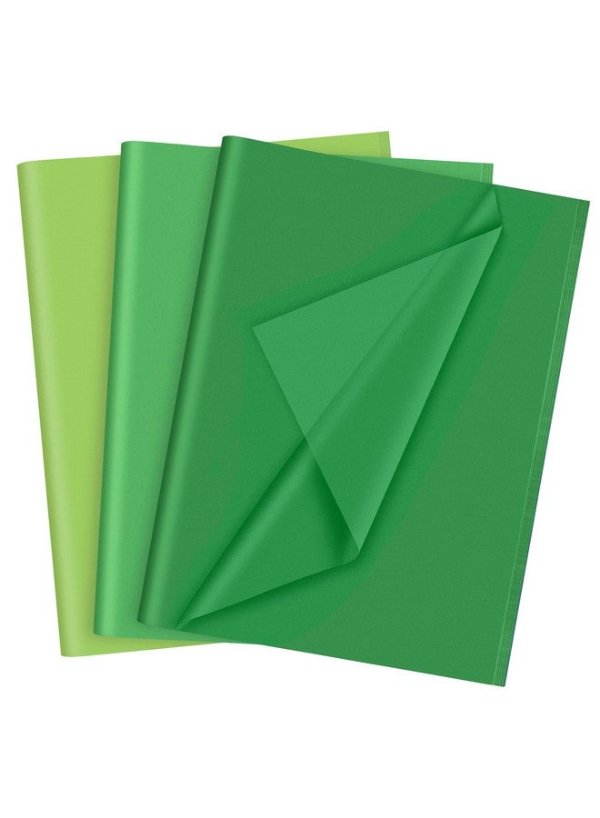 60 Sheets Green Tissue Paper Bulk Green Tissue Paper Sheets For Gift Bags For Saint Patrick'S Day Gift Wrapping Birthday Wedding Holiday Paper Flower(Green)