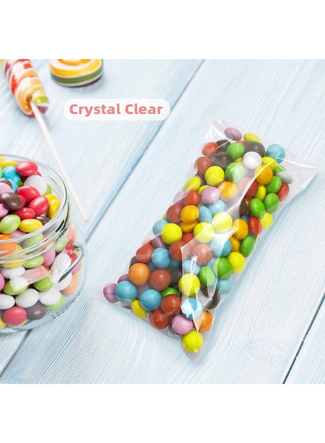 Self Sealing Cellophane Bags Self Adhesive 3X7 Inches Clear Resealable Cellophane Bags 200Pieces