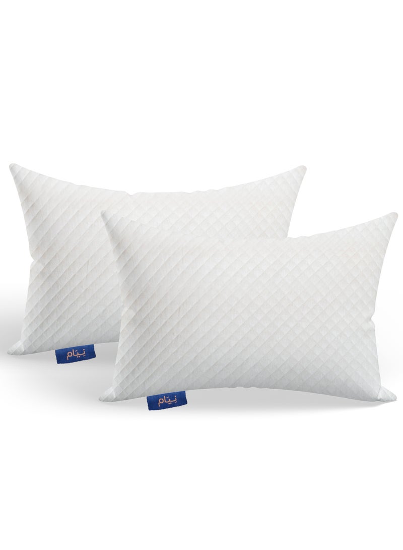 Neyam sleeping pillow Package.The pillow is adjustable in height to customize it to fit your individual needs.Conforms the shape of your head and neck, providing pressure relief and reducing pain.