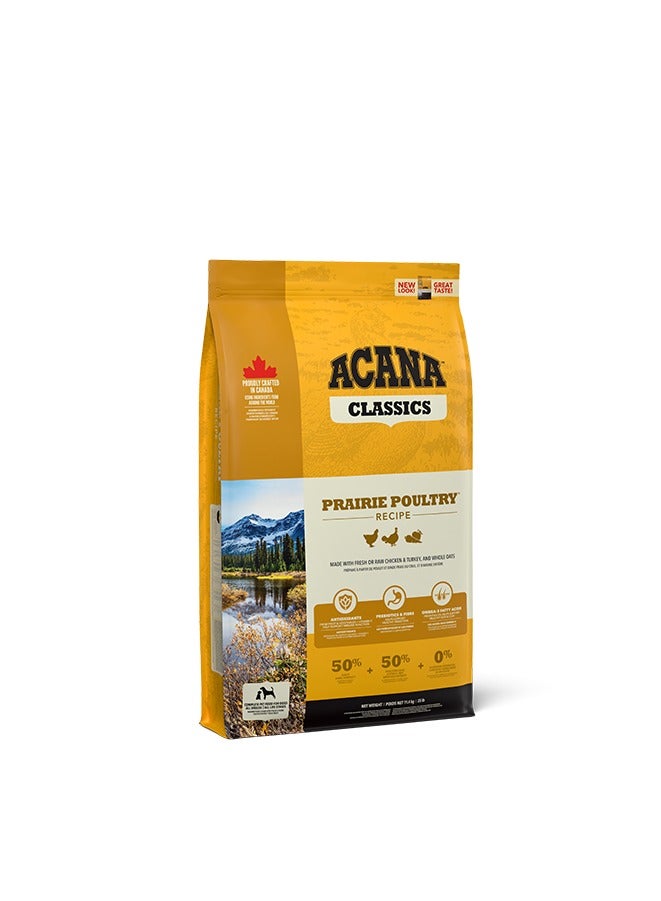 Acana Classics Prairie Poultry Dry Dog Food 9.7kg