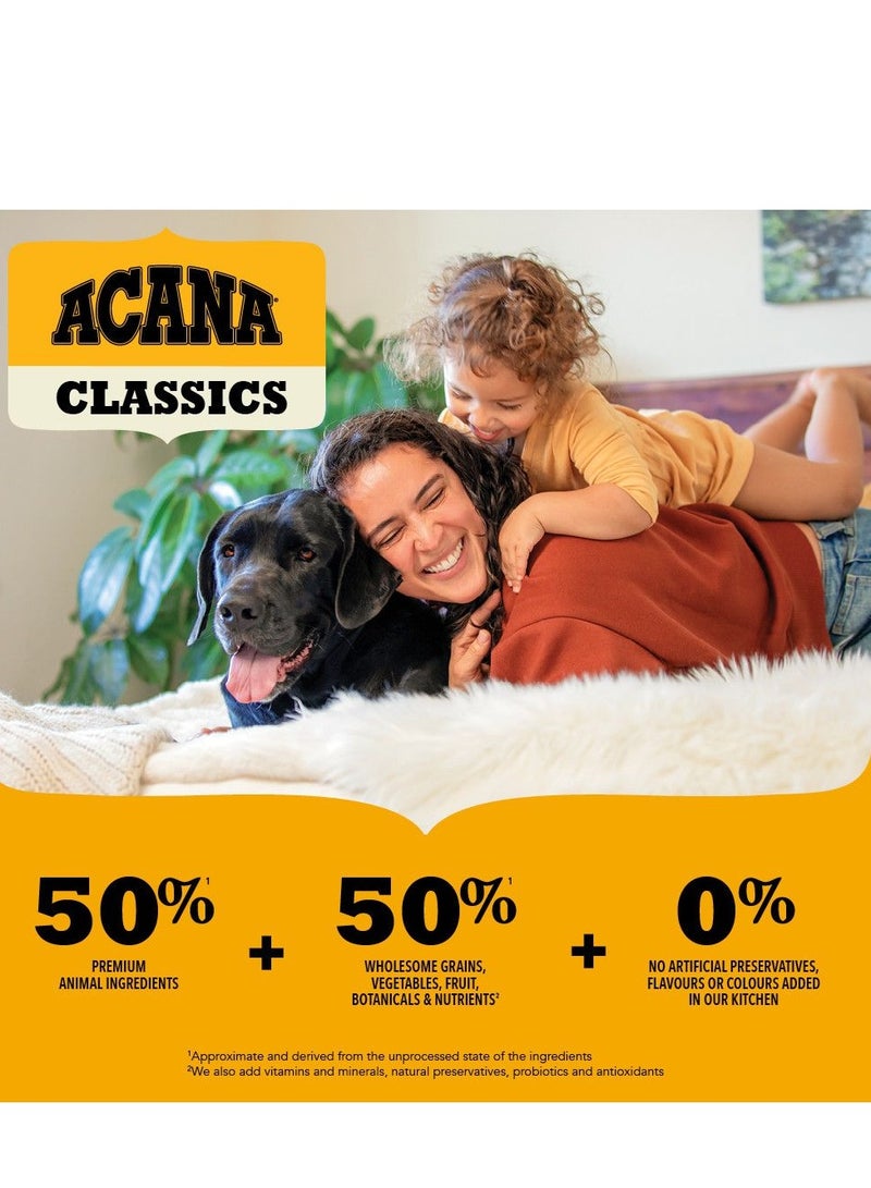 Acana Classics Prairie Poultry Dry Dog Food 9.7kg