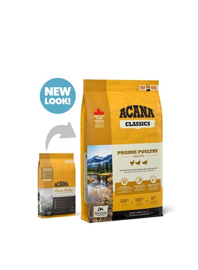 Acana Classics Prairie Poultry Dry Dog Food 9.7kg