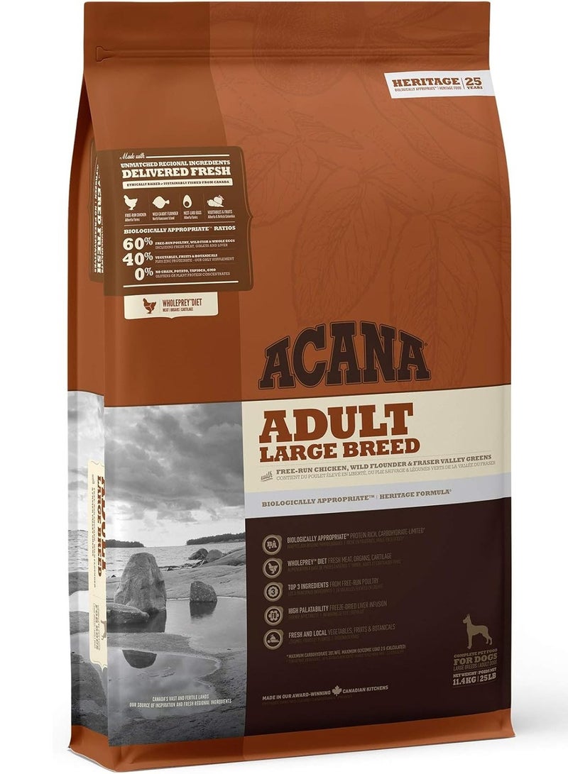 Acana Adult Large Breed Recipe Dry Dog Food 11.4kg