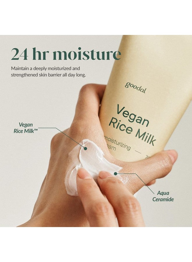 Mild Vegan Rice Milk Moisturizing Cream 2.36 Fl Oz.