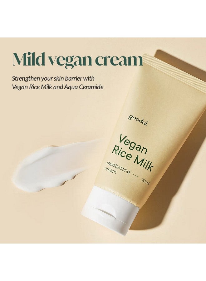 Mild Vegan Rice Milk Moisturizing Cream 2.36 Fl Oz.