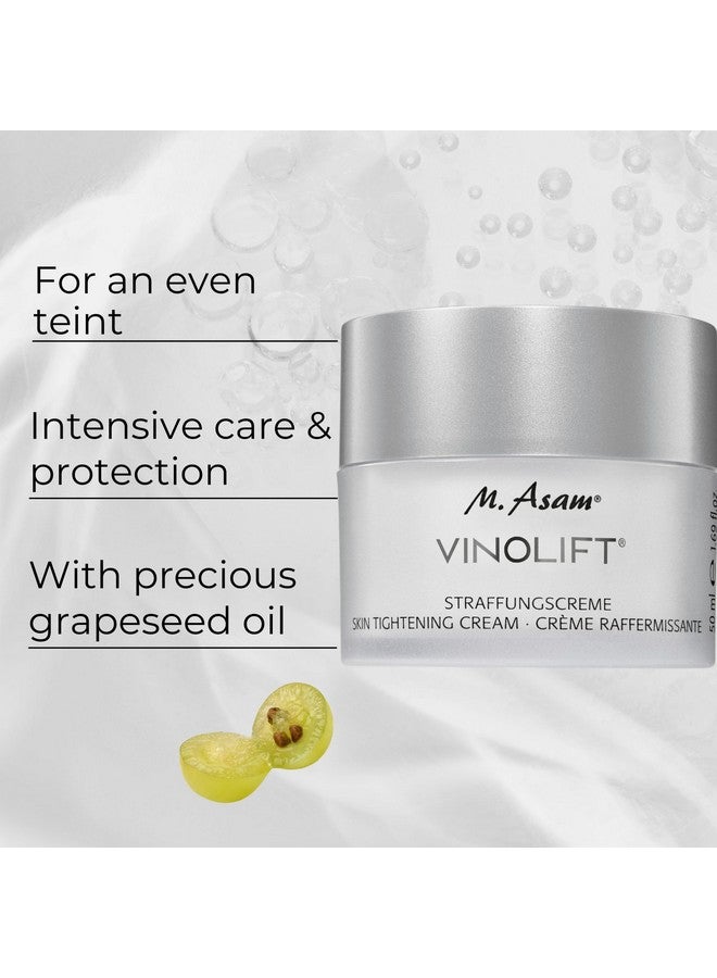 Vinolift Skin Tightening Cream (50 Ml) - Rich Anti-Aging Firming Face Cream With Lifting Effect For Demanding, Mature & Dry Skin, Facial Care With Resveratrol, Opc & Grape Seed Oil, Skin Care