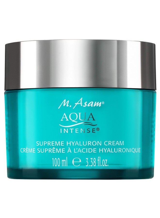 Aqua Intense Supreme Hyaluron Creme (3.38 Fl Oz) - Face Cream With Hyaluronic Acid, Face Moisturizer Targets Fine Lines & Wrinkles & Provides Moisture, Facial Skin Care For All Skin Types