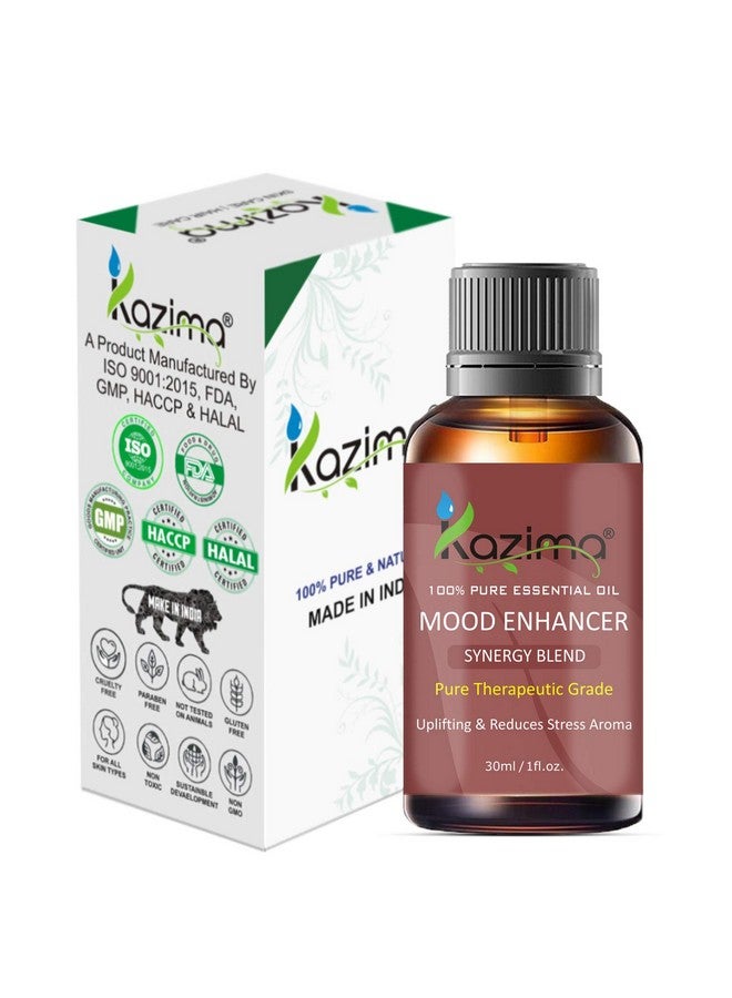 Mood Enhancer Blend Essential Oil (30Ml) Pure Therapeutic Grade For Uplifting & Reduces Stress Aroma