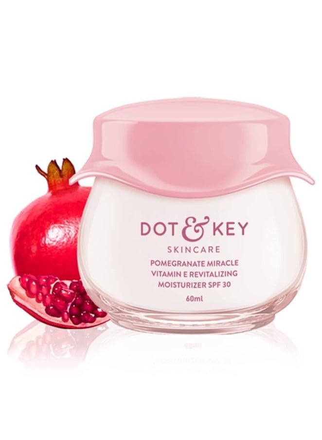 Pomegranate + Multi-Peptide Anti Aging Cream With Spf 30 For Sun Protection|Reduces Fine Lines&Wrinkles|48Hr Intense Moisturization|Boosts Collagen|For Mature&Normal To Dry Skin|60Ml