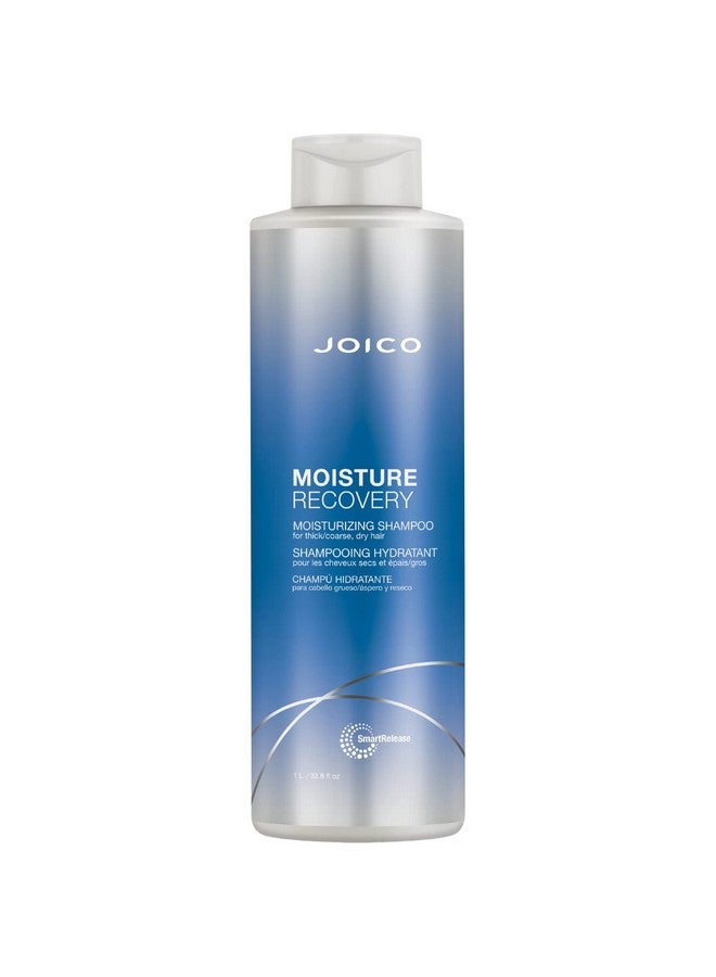 Moisture Recovery Moisturizing Shampoo For Thick Coarse Dry Hair Restore Moisture Smoothness Strength & Elasticity Reduce Breakage With Jojoba Oil & Shea Butter 33.8 Fl Oz