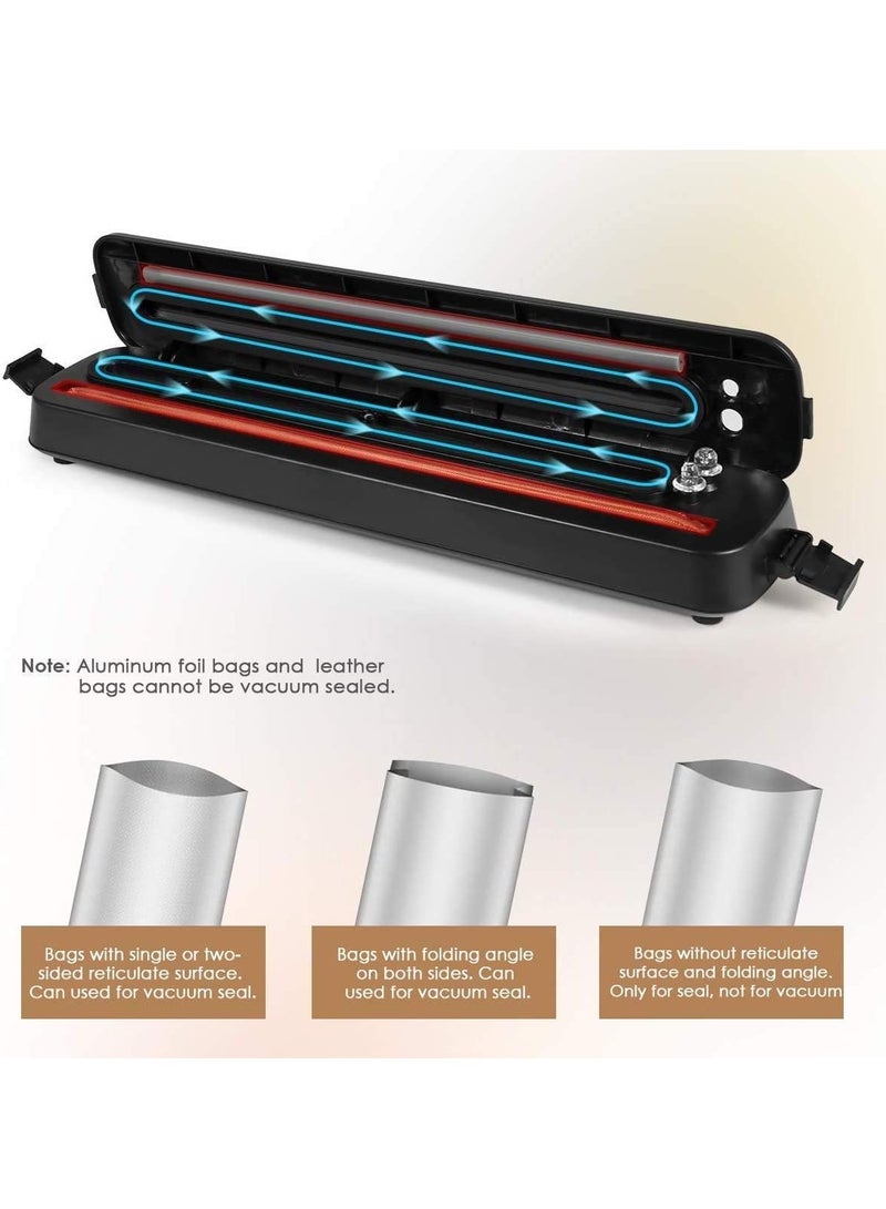 Automatic Vacuum Sealer Machine for Food Preservation Storage Saver Sealing System, Intelligent LED Indicator Lights