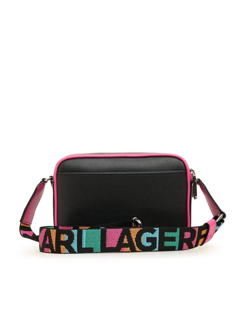 Karl Lagerfeld Maybelle Double Zip Charm Crossbody