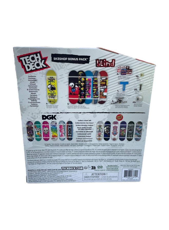 Sk8Shop Bonus Pack Mini Finger Skateboard Multi Pack 2022 Series (Blind 2023 (Sk8Shop Bonus Pack))