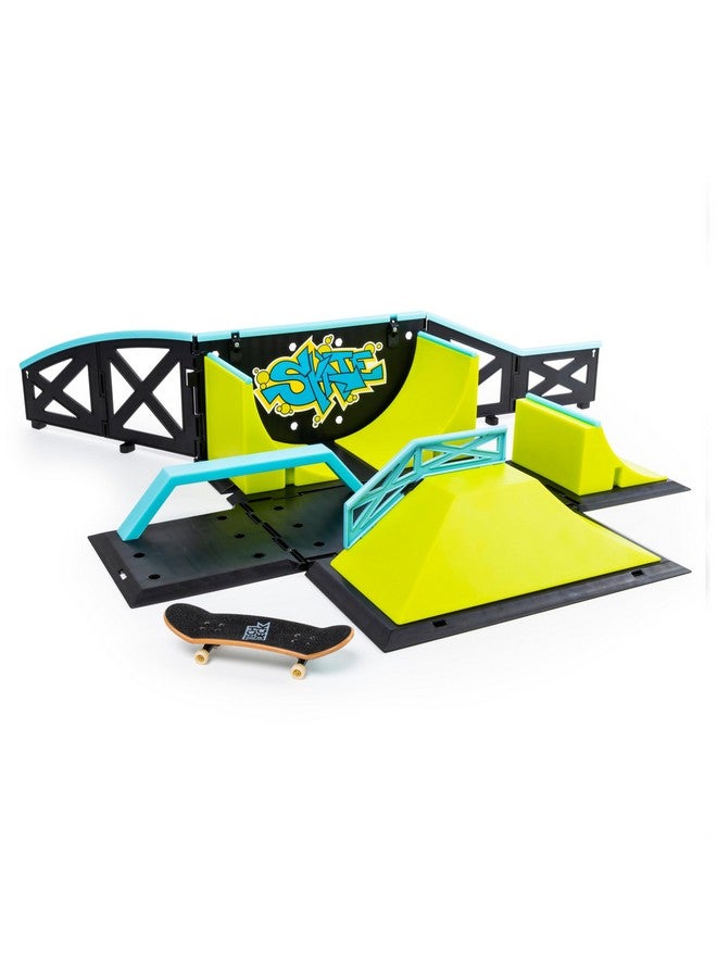 Transforming Sk8 Container Pro Modular Skatepark With Exclusive Fingerboard Kids Toy For Ages 6 And Up (Styles May Vary)