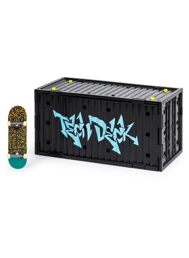 Transforming Sk8 Container Pro Modular Skatepark With Exclusive Fingerboard Kids Toy For Ages 6 And Up (Styles May Vary)