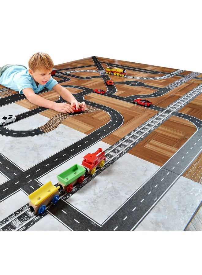 Playtape Road Tape Curves For Toy Cars Sticks To Flat Surfaces; No Residue; 1 Roll Of 36 Curves, 2 In. Wide