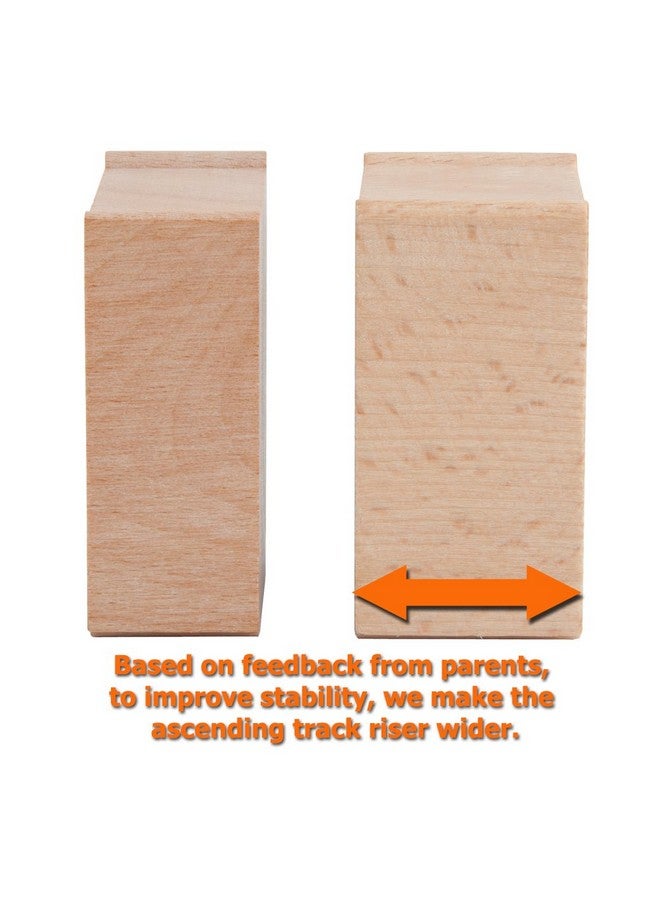 Toys 110 Pcs Wooden Train Track Expansion Pack Compatible With Thomas Wooden Train, Brio, Thomas The Tank Engine