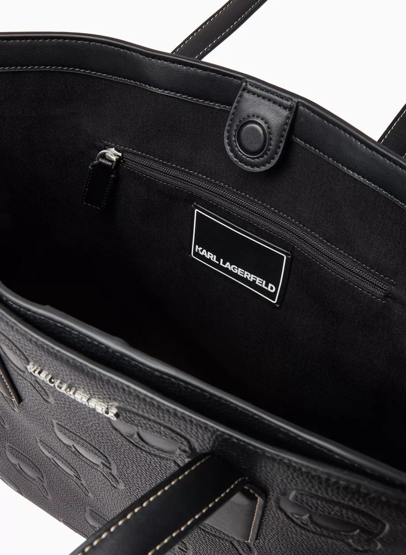 Karl Lagerfeld K/Ikonik leather tote bag