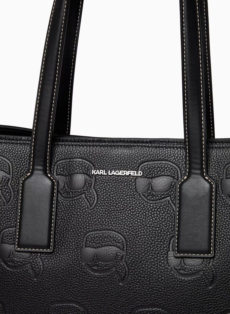 Karl Lagerfeld K/Ikonik leather tote bag