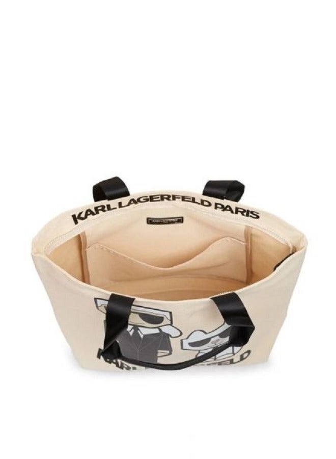 Karl Lagerfeld Kristen Canvas Tote Bag