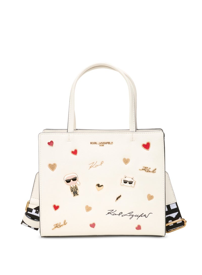 Karl Lagerfeld Maybelle Leather Satchel