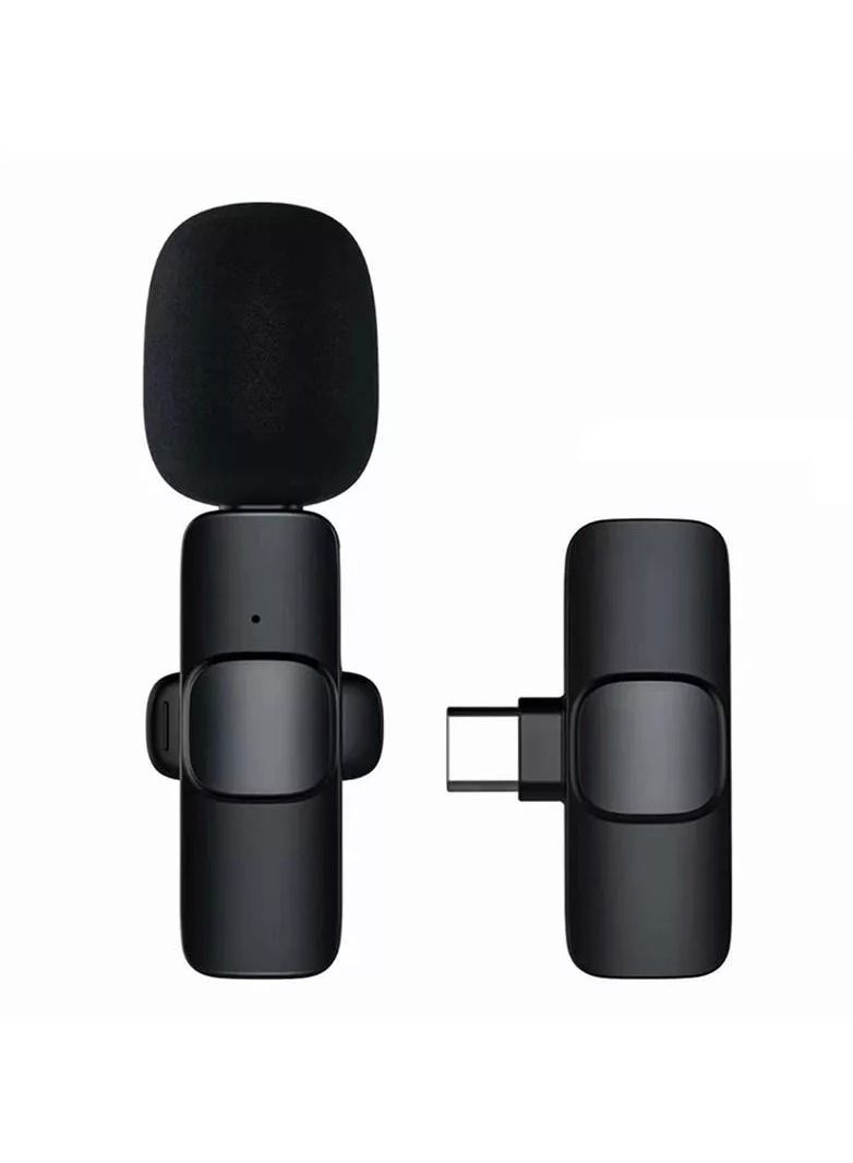 Wireless Microphone For Android Type-C Plug And Play Lavalier Microphone With Noise Reduction