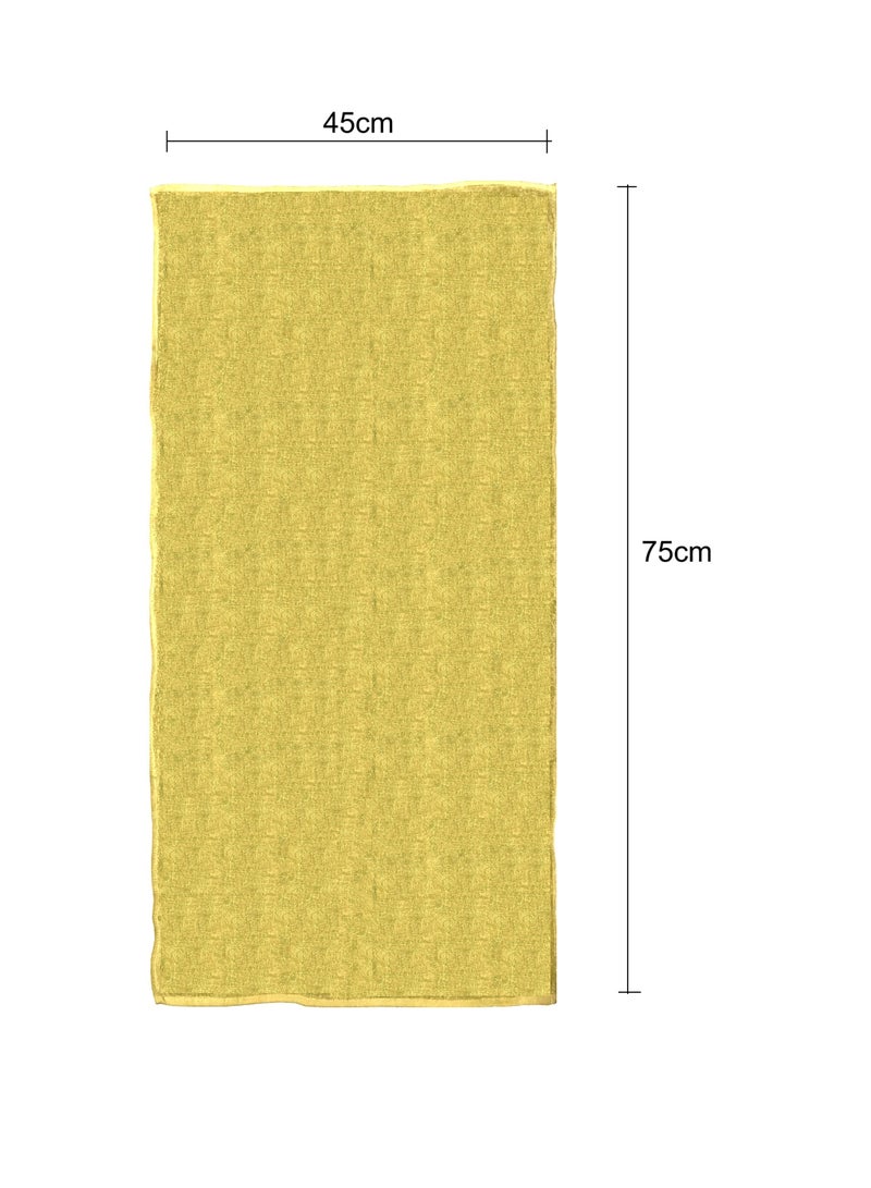 Pack Of 4 - Hand Towel - 100% Cotton 600 GSM Medium Size (45x75cm) Highly Absorbent And Super Durable, Color Beige