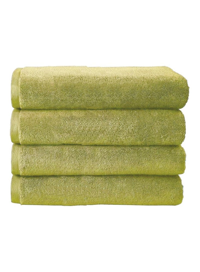 Pack Of 4 - Hand Towel - 100% Cotton 600 GSM Medium Size (45x75cm) Highly Absorbent And Super Durable, Color Beige