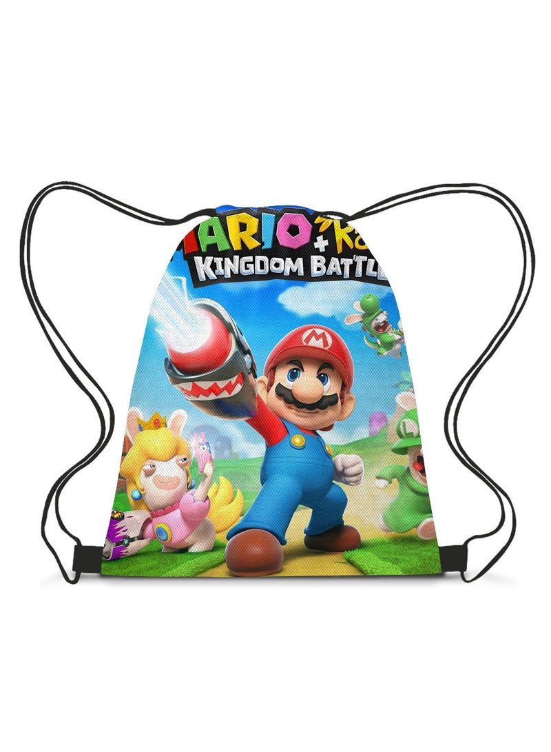 Mario Drawstring Bag Backpack 35*45cm