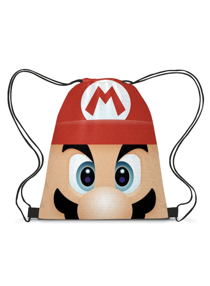 Mario Drawstring Bag Backpack 35*45cm