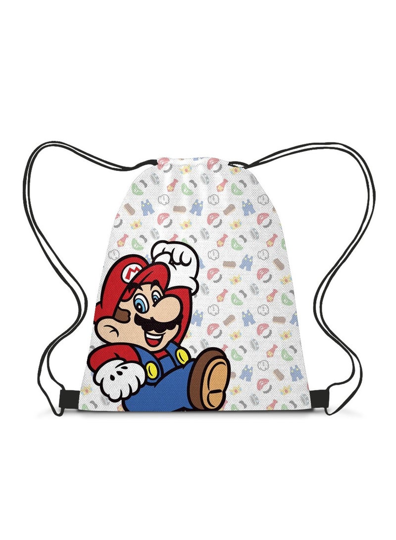 Mario Drawstring Bag Backpack 35*45cm