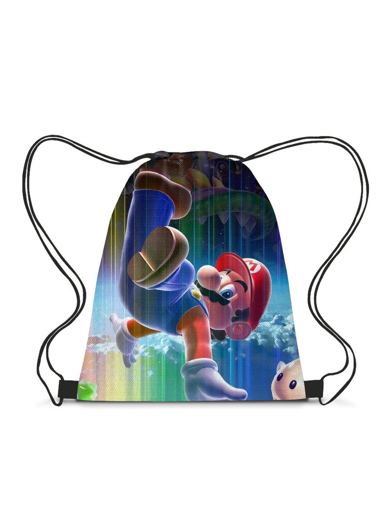 Mario Drawstring Bag Backpack 35*45cm