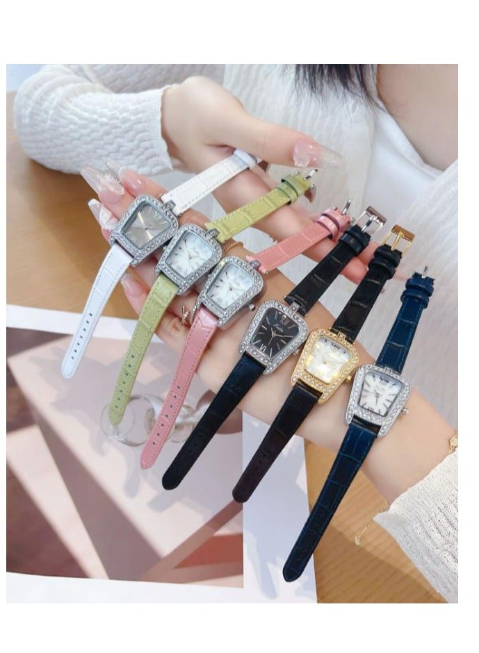 New Watch Belt Fashion High Beauty Women's Watch Shell Mother Plate