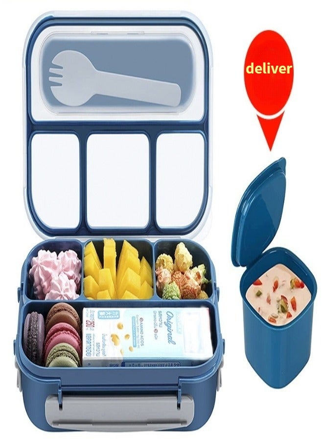 Lunch Box Kids,Bento Box Adult Lunch Box,Lunch Containers for Adults/Kids/Toddler，Food Grade Portable Student Lunch Box22X16.1X6.5