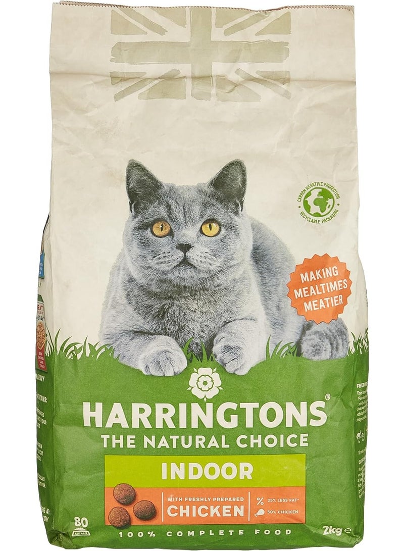 Harringtons Complete Indoor Chicken Dry Cat Food 2kg