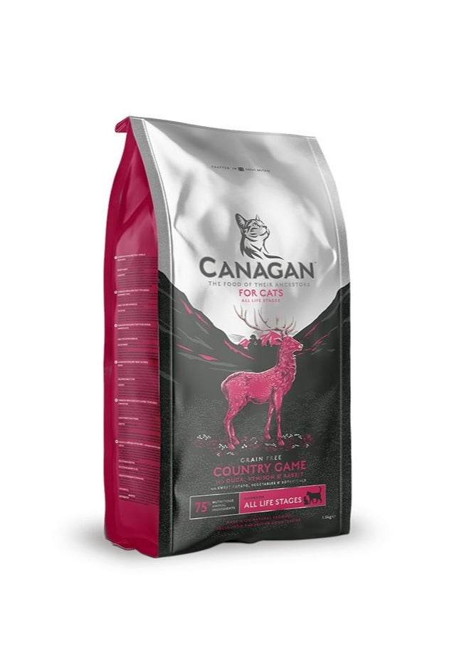 Canagan Country Game for Cats Dry Food 4KG