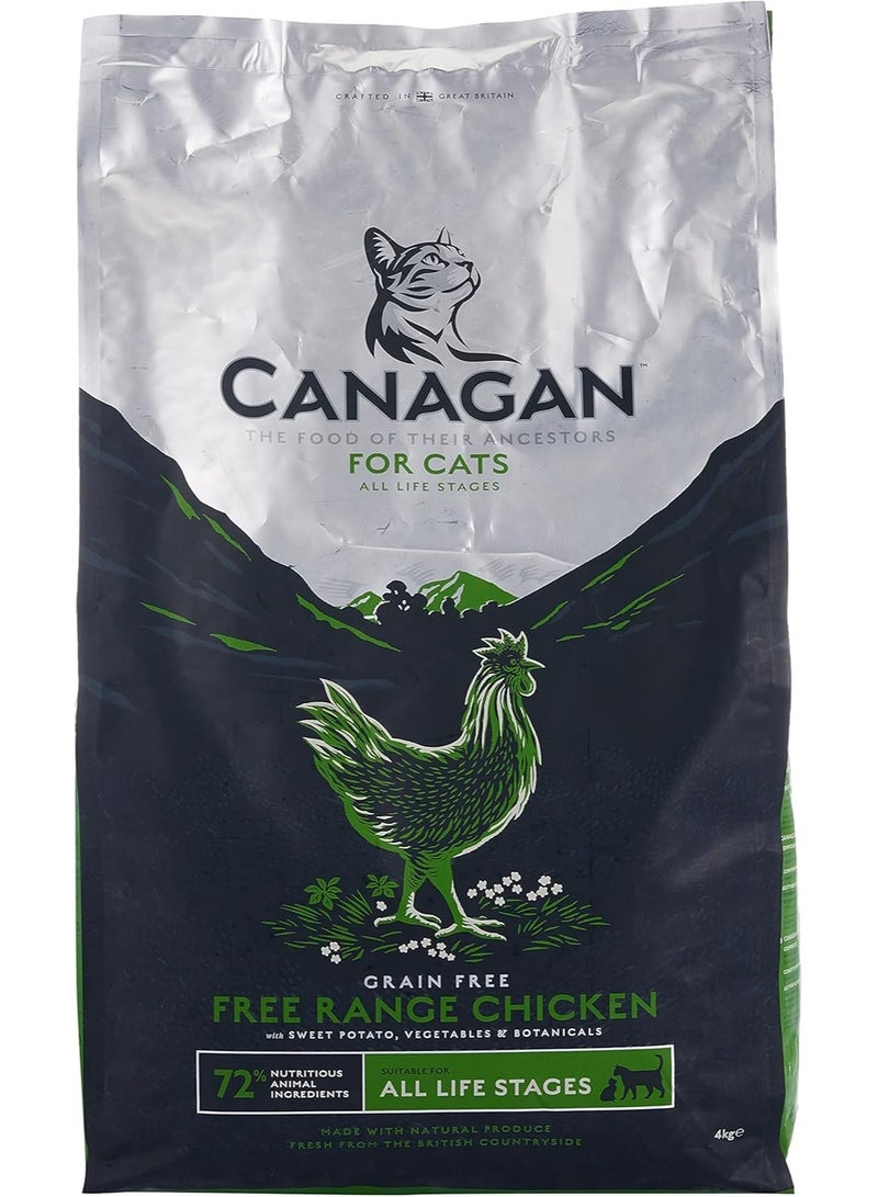 Canagan Free Range Chicken Dry Food for Cats 4KG