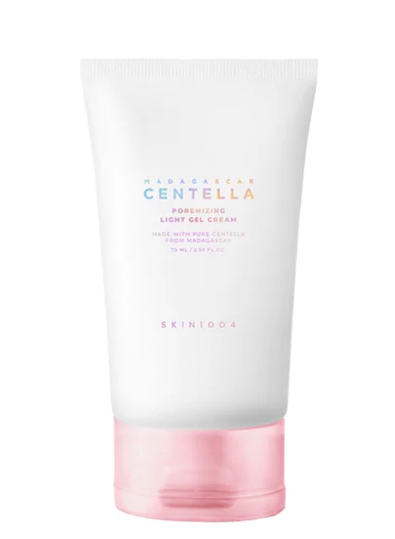 Madagascar Centella Poremizing Light Gel Cream 2.53 fl.oz (75ml) Tightens Pores Soothes Irritated Skin Pink